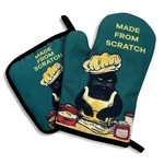 Zcyhtqp, Made From Scratch, Funny Silicone Non-slip Oven Mitts And Pot Holder.... Fixed Price $20.80.