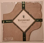 Vintage Waterford Linens Barons Satin Gold Breadcover (16" X 16") New Package. Fixed Price $22.50.