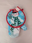 Time Snowman Pot Holder And Oven Mitt Set Merry Christmas Happy Holidays. Fixed Price $5.99.