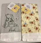 Disney Winnie The Pooh Towels For Kitchen 100% Cotton Set Of 2 "hunny" Nwt. Fixed Price $13.09.