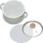Wahei Freiz Enamel Cooking Pot 18CM Green Induction Compatible Gas. Fixed Price $61.45.