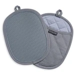 2-PACK Silicone Pot Holders For Kitchen Heat Resistant Up 9.8"L X 7.6"W, Gray. Fixed Price $17.96.