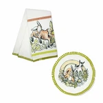 Everything Kitchens "caprine Caper" Baby Goat Tea Towel + Pot Holder Set. Fixed Price $24.71.