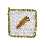 Mud Pie Carrot Crochet Pot Holder. Fixed Price $32.50.
