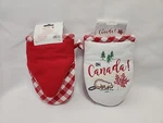 Oh Canada! Embroidered Oven Grabber Mitt Set, By Kay Dee. Pot Holders. Fixed Price $18.15.