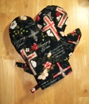 New, Handmade, Set Of 2, Oven Mitts, Amazing Grace. Fixed Price $13.40.