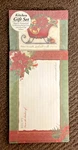 Classic Christmas -brownlow Kitchen Gift Set Magnetic Note Pad & Recipe Cards. Fixed Price $8.09.