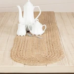 Table Runner Natural Jute Farmhouse 13X48 Oval Braided Kitchen Decor Vhc Brands. Fixed Price $25.95.