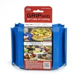 Silicone Bbq & Kitchen Mitt 2-PACK Set (medium/large, Blue). Fixed Price $33.13.