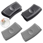 Xihuimay 2 Pairs Silicone Mitts Hot Pot Grip Handle Cover Sleeve Mitt.... Fixed Price $15.44.