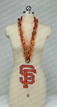 New Mlb San Francisco Giants Orange Jumbo Big Fan Chain Necklace Foam Mi Usa. Fixed Price $21.77.