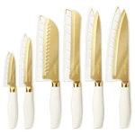 12PCS Kitchen Set, Healthy Gold Titanium Coating Dishwasher Safe With 6 .... Fixed Price $34.51.