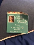 Pioneer Woman Denim Chair Pad 16X16 Reversible. Fixed Price $15.00.
