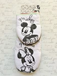 Disney 2PK Mini Mitts Mickey & Minnie Kitchen Oven H-177-C2. Fixed Price $13.00.