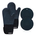 Silicone Oven Mitts,cotton Lined Gloves, Bpa-free, Long Cooking And Tri.... Fixed Price $33.61.