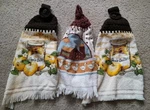 3 Vintage Cannon Potholders Oven Mitts - Country/rustic Theme Apple Butter!. Fixed Price $8.99.