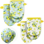 Geyoga 4 Pack Lemon Mini Oven Mitt Decoration Kitchen Blue, Yellow. Fixed Price $22.96.