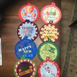 Set Of 8 Holidays Pot Holders 1 For Every Great Gift. Fixed Price $15.00.