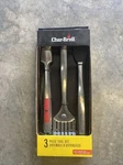 Char-broil 4867709 Comfort Easy Grip Grilling Tool 3 Piece Set. Fixed Price $39.99.