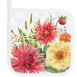 Michel Design Works Cotton Kitchen Potholder Floral Dahlias. Fixed Price $9.00.
