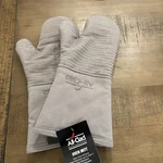 All-clad Metalcrafters (2) Oven Mitts W/ Easy Grip Silicone Pewter Gray New. Fixed Price $25.46.