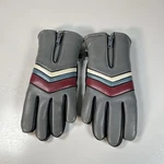 Unworn Rare Sweet Vintage 70S 80S Vinyl Winter Snow Gloves Striped Retro Grey. Fixed Price $18.00.