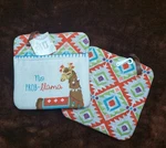 Llama Potholders Pocket Mitts Set Kay Dee Lovely Pattern Nwt. Fixed Price $12.98.