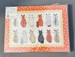 Ulster Weavers Cork Cats Waiting Placemats Set Of 4 New Package 11.5 X8.5. Fixed Price $32.00.