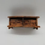 Vintage Handcarved Wooden Set Of 10 Box- Thailand. Fixed Price $24.99.