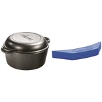 Cast Iron Serving Pot Double Dutch Oven, 5-QUART & ASAHH31 Silicone. Fixed Price $101.02.