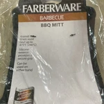 Nwt Farberware Glove Bbq Mitt/ Grilling (barbecue): Black X. Fixed Price $10.00.
