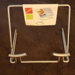 Euro Spectrum Satin Nickel Cookbook Holder. Fixed Price $8.00.