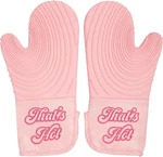 Paris Hilton Oven Mitt Set Pink Silicone Heat Resistant Non Slip Kitchen. Fixed Price $18.00.