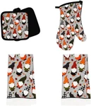 Halloween Gnomes Kitchen Linen Oven Mitt, Towel, Pot Holders Choice. Fixed Price $7.99.