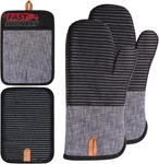 4PCS Tiptap Oven Mitts, Kitchen Set, Non Slip Cotton And. Fixed Price $19.99.