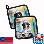 Caroline's Treasures Carolines Bernese Mountain Dog The Chef Pair Of. Fixed Price $34.66.