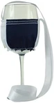 Chc-beverly Hills Piknik, High End Wine Necklace Holders "set Of 2 Satin Navy. Fixed Price $9.98.