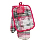 St. Nicholas Square Oven Mitt And Pot Holder Set Of 2 Nwt Christmas. Fixed Price $6.40.