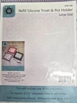 Around The Bobbin Refill Silicone Trivet & Pot Holder Large Size. Fixed Price $10.50.