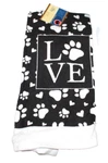 Dog Pet Themed Kitchen Towel 15 X 25 Love Paw Cotton Dish Hand All Purpose. Fixed Price $9.45.