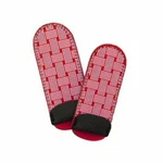 Kitchen Grips Deluxe 2PC Pot & Pan Handle Holder Set - White Woven On Red. Fixed Price $14.79.