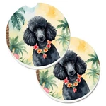 Carolines Treasures DAC6497CARC 2.5 X In. Black Poodle Luau Cup Holder Ca.... Fixed Price $21.06.