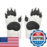 Genuine Fred Friends Polar Bear Hands Oven Mitts Set Of Medium 5200172. Fixed Price $38.96.