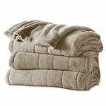 Sunbeam Heated Blanket Microplush, 10 Settings, Mushroom, Full - BSM9K.... Fixed Price $59.87.