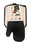 Best Brands Disney Minnie Mouse Oversized Oven Mitt Pot Holder Pink & Black. Fixed Price $18.99.
