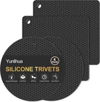 4 Pack Silicone Trivet Mats Pot Holders Non Slip Hot Pads Kitchen. Fixed Price $13.99.