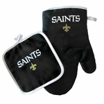 Orleans Saints Nfl Black Oven Mitt & Holder Set With Team Logo. Fixed Price $20.89.