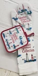 3 Pc. Kitchen Printed Set: Oven MITT,1 Pot HOLDER,1 Towel, Canadian Lighhouses. Fixed Price $11.99.