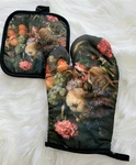 Victorian Trading Fruit Still Life Oven Mitt +potholder Green 26C. Fixed Price $28.49.