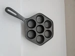 Cabilock Mini Cake Pans Cast Iron Snail Escargot Plate 7 Compartment Holes.... Fixed Price $14.99.
